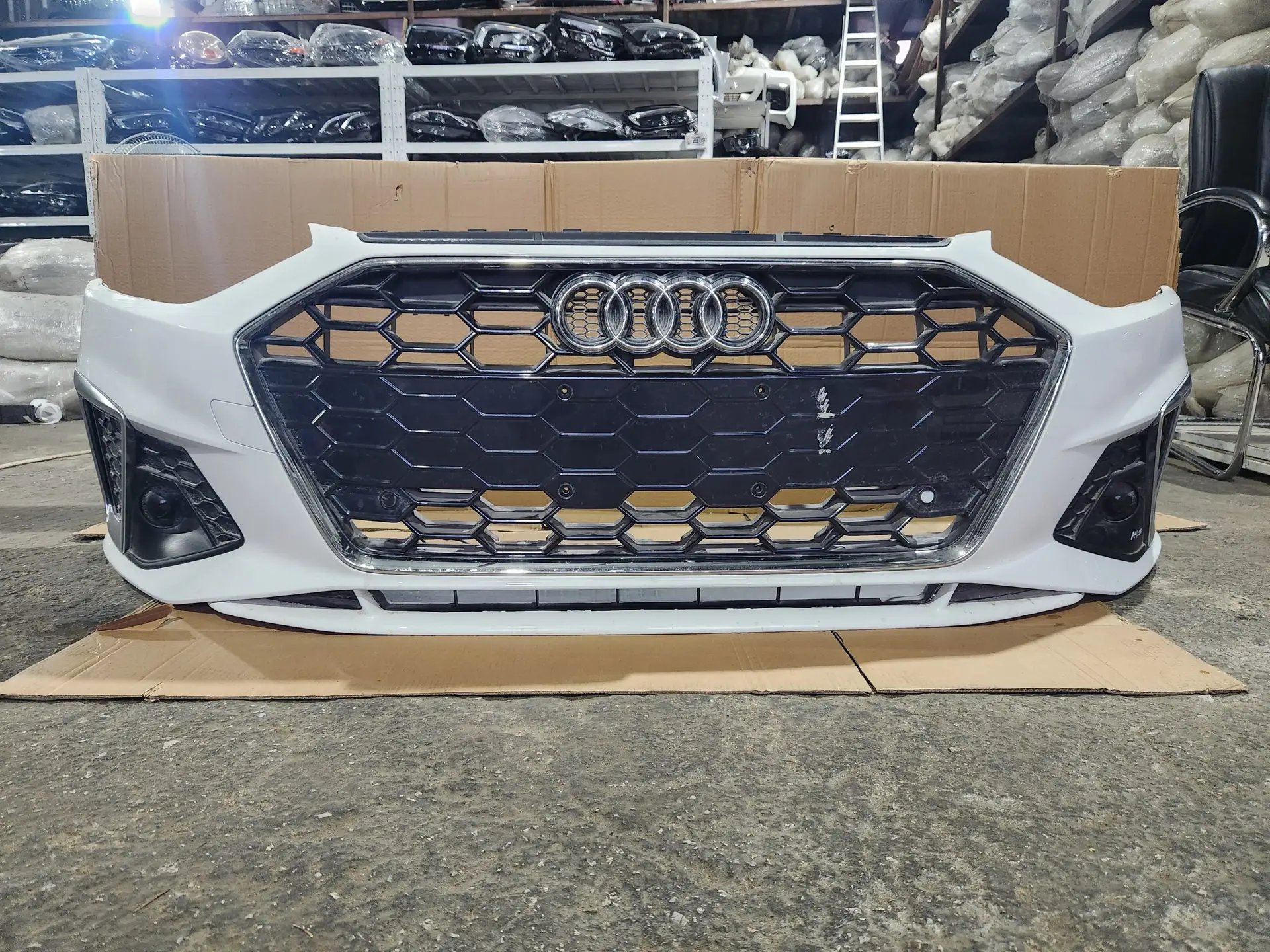 OEM Original Used Audi A4 Front Bumper S Line | Fits 2020–2023 Models - Image 2